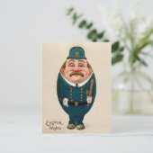  Briefkaart van eierenkop Pasen (Staand voorkant)