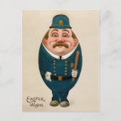  Briefkaart van eierenkop Pasen (Voorkant)