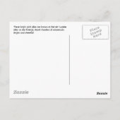 Briefkaart van elektrische verrassingen (Achterkant)