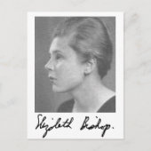 Briefkaart van Elizabeth Bishop en handtekening (Voorkant)