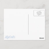 Briefkaart van Emily Summer Rozen in blauwbes (Achterkant)