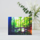 briefkaart van faery fen (Staand voorkant)