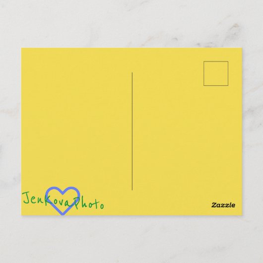 briefkaart van faery fen (Achterkant)