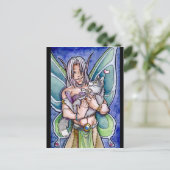 Briefkaart van Fairy en Wolf Cub (Staand voorkant)