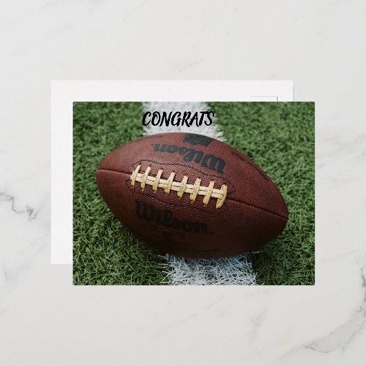 briefkaart van felicitaties (Voorkant / Achterkant)