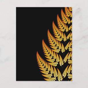 Briefkaart van fern leaf