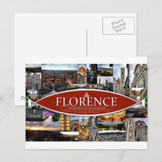 Briefkaart van Firenze (Voorkant / Achterkant)