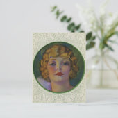 Briefkaart van Flapper Girl (Staand voorkant)
