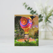 Briefkaart van Floral Hot Air (Staand voorkant)