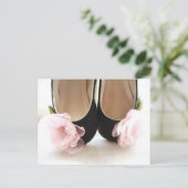 Briefkaart van Floral Shoes (Staand voorkant)