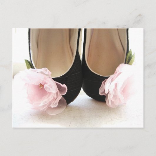 Briefkaart van Floral Shoes (Voorkant)