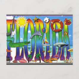  Briefkaart van Florida