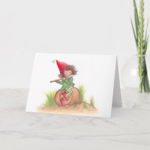 Briefkaart van fluitelfen