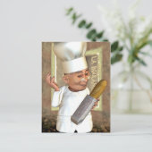 Briefkaart van Franse bakkerij (Staand voorkant)