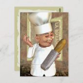 Briefkaart van Franse bakkerij (Voorkant / Achterkant)