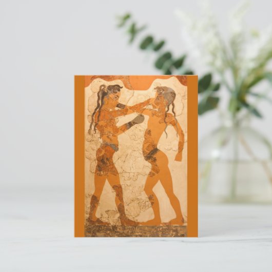 Briefkaart van Fresco Young Boxers (Staand voorkant)