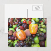 Briefkaart van fruit en levensmiddelen 19 (Voorkant / Achterkant)