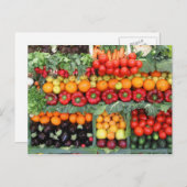 Briefkaart van fruit en levensmiddelen 20 (Voorkant / Achterkant)