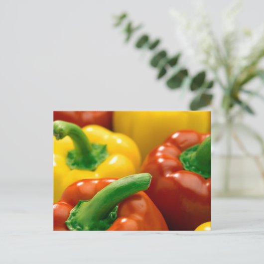 Briefkaart van fruit en levensmiddelen 74 (Staand voorkant)