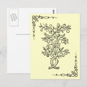 Briefkaart van fruitbomen (Voorkant / Achterkant)