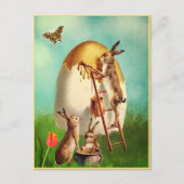 Briefkaart van funny en paaseieren (Voorkant)