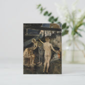 Briefkaart van Gallen-Kallela's Sauna (Staand voorkant)