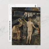 Briefkaart van Gallen-Kallela's Sauna (Voorkant / Achterkant)