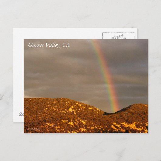 Briefkaart van Garner Valley, CA (Voorkant / Achterkant)