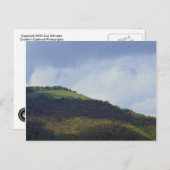 Briefkaart van gebergte Uitzicht (Voorkant / Achterkant)