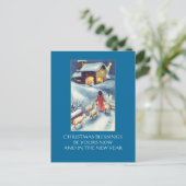 Briefkaart van geboorte (Staand voorkant)