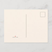 Briefkaart van geboortekaartbekendmaking bij pasge (Achterkant)