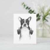 Briefkaart van gecensureerde honden (Staand voorkant)