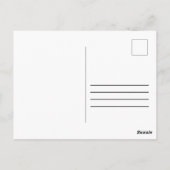 Briefkaart van geelstaarten (Achterkant)