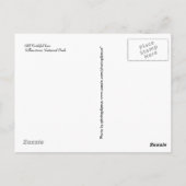 Briefkaart van geelsteen (Achterkant)