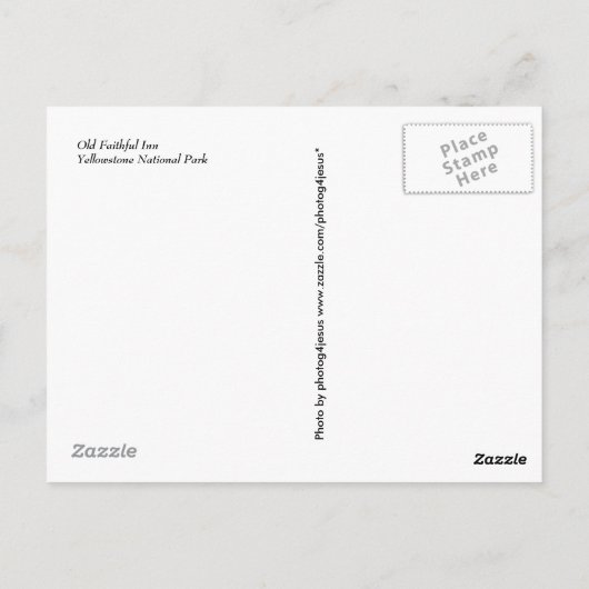 Briefkaart van geelsteen (Achterkant)