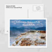 Briefkaart van geelsteen (Voorkant / Achterkant)