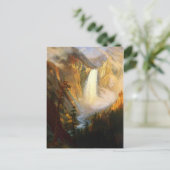 Briefkaart van geelsteen Herfst (Staand voorkant)