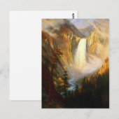 Briefkaart van geelsteen Herfst (Voorkant / Achterkant)