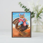 Briefkaart van gekke katten met een gekkenhuis (Staand voorkant)