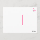 Briefkaart van gele labrador Retriever Puppy Dog (Achterkant)