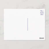 Briefkaart van gele labrador Retriever Puppy Dog (Achterkant)