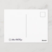 Briefkaart van gemarmerde sterrenstelsels (Achterkant)