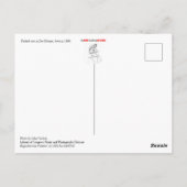 Briefkaart van geparkeerde auto's (Achterkant)