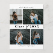 Briefkaart van geraffineerd Afstuderen voor collag (Voorkant)