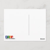 Briefkaart van Geraniums (Achterkant)