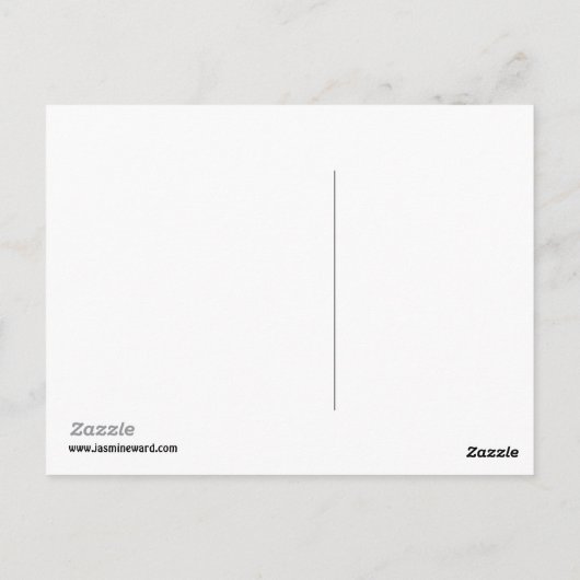 Briefkaart van geroosterde Hoefijzers (Achterkant)