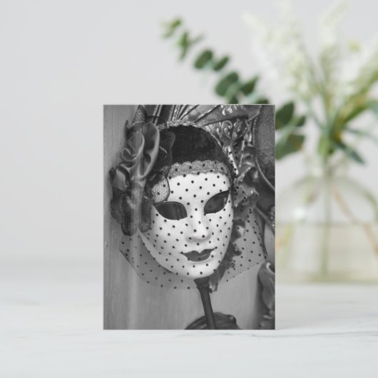 Briefkaart van gesmolten mannequin (Staand voorkant)