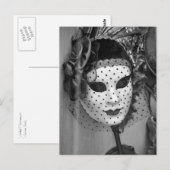 Briefkaart van gesmolten mannequin (Voorkant / Achterkant)