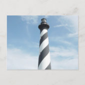 Briefkaart van gestripte vuurtoren (Voorkant)