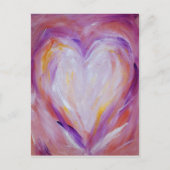 Briefkaart van geverfd hart (Voorkant)